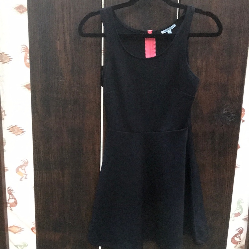 Black mini dress